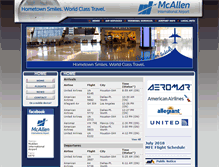 Tablet Screenshot of mcallenairport.com